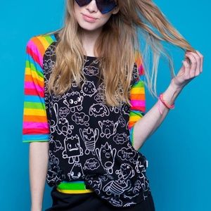 Authentic So So Happy x Iron Fist Raglan Shirt